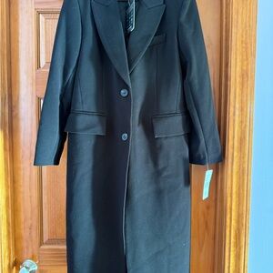 Bernardo Black Trench Coat NWT $220 size XS